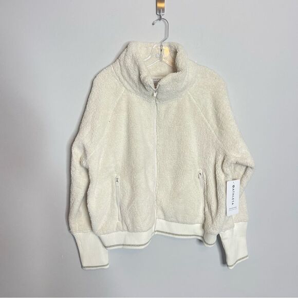 Athlete Tagga Sherpa Jacket in Natural White NWT XL - Picture 3 of 10